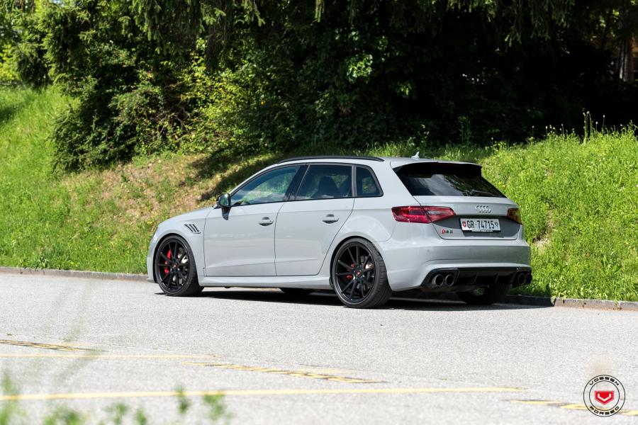  Audi RS3 Avant on Vossen Wheels (VPS-301) 2017 года  (фото 8 из 30)